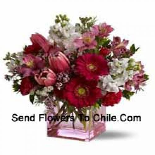 Beautiful Assorted Flowers in Vase