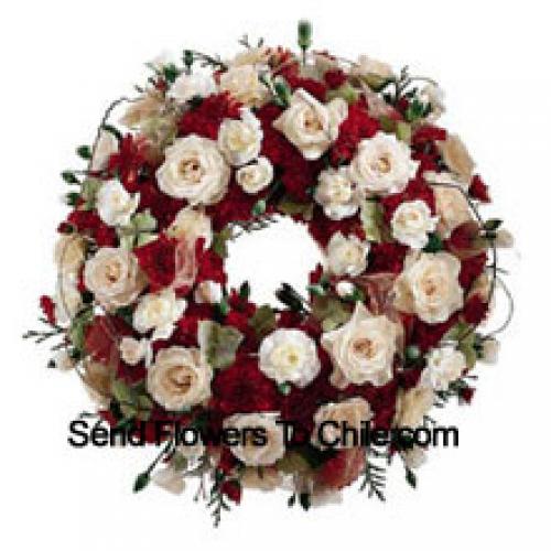 Stunning Mixed Flower Wreath