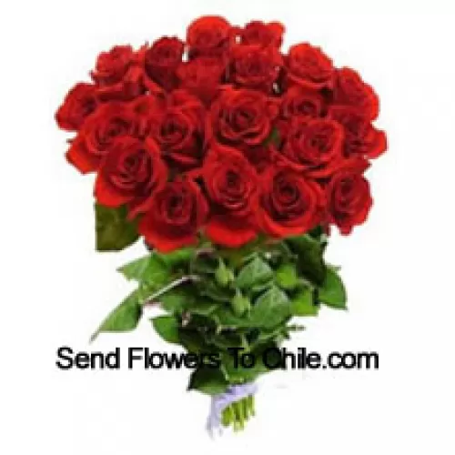 Bunch Of 25 Red Roses